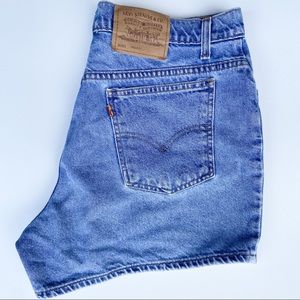 Vintage Levi’s Orange Tab High Rise Denim Shorts